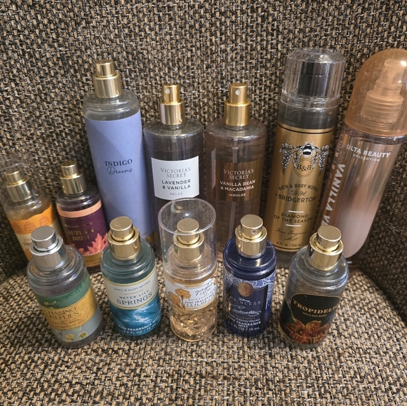 Large Lot Of Bath And Body Works,ulta And Victorias Secret Mists - Picture 1 of 4